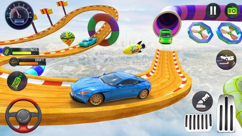 Mega Ramp Car Stunts Race 螢幕截圖 2