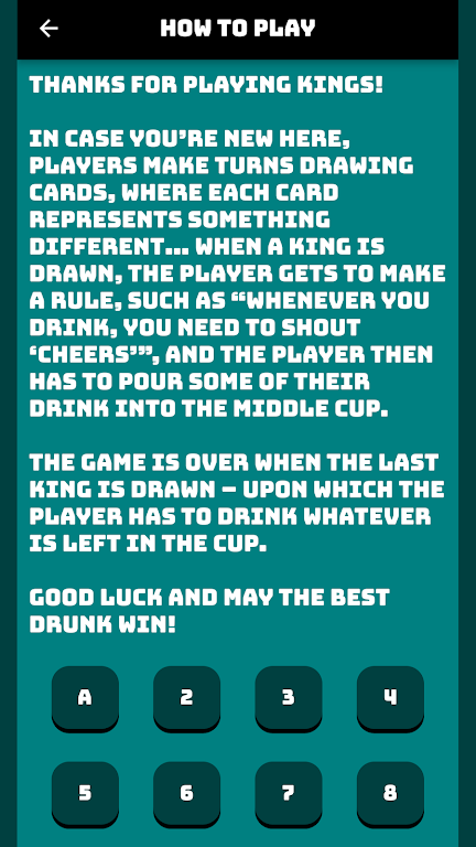 Kings - Drinking Game Schermafbeelding 3