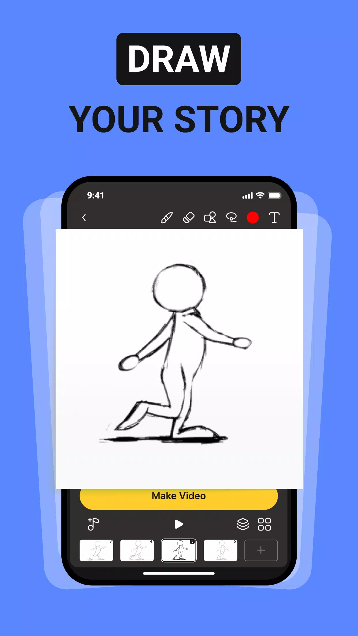 FlipArtify - 2D Draw Animation Captura de tela 1