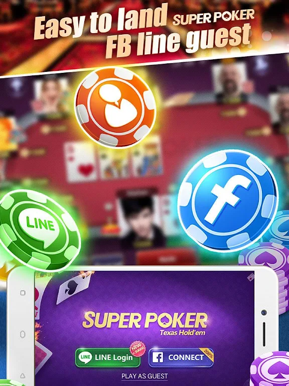 Super Texas Poker--Best Free Texas Hold’em poker Captura de tela 2