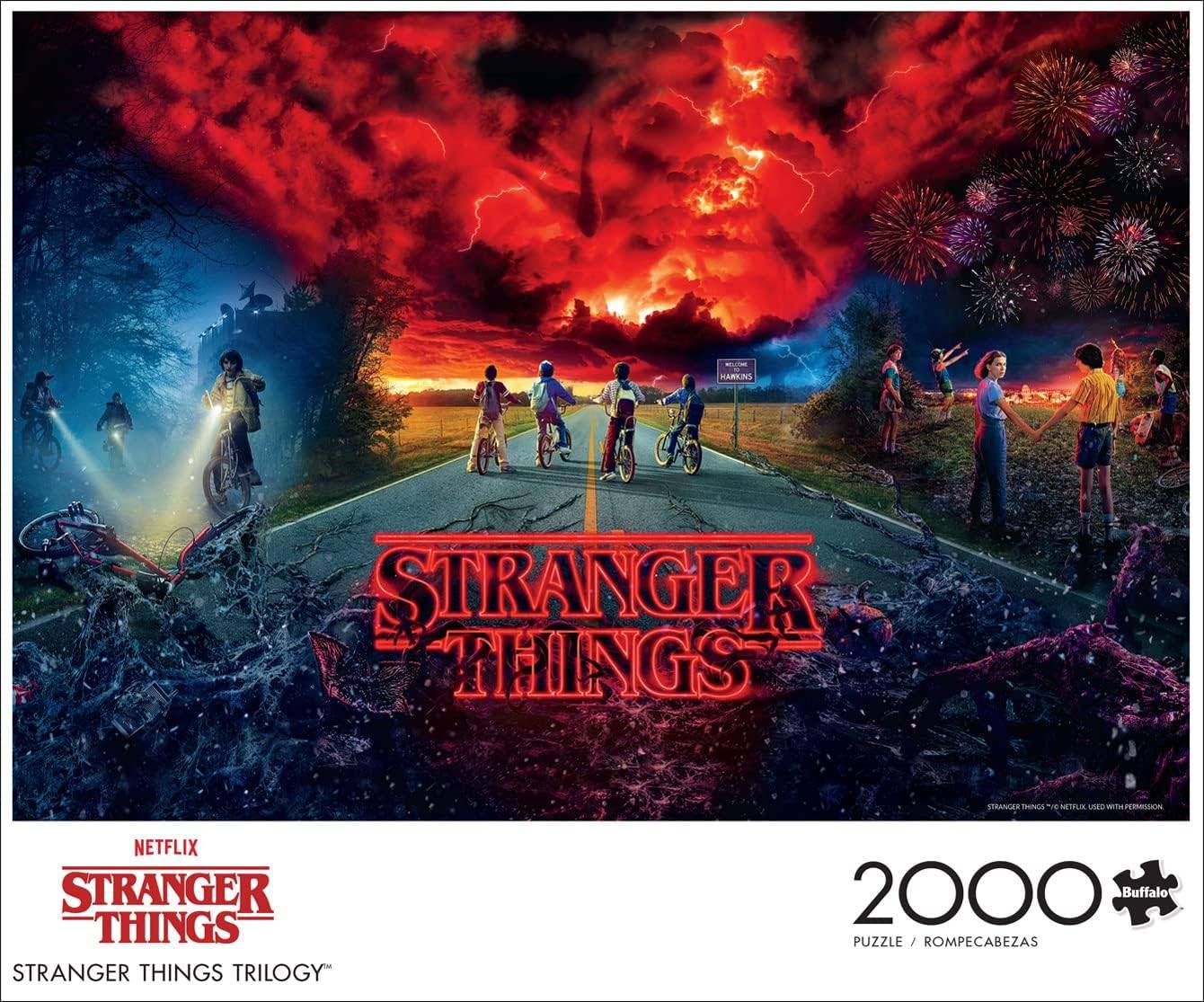 Buffalo Games - Stranger Things Trilogy - 2000 Piebraw Puzzle