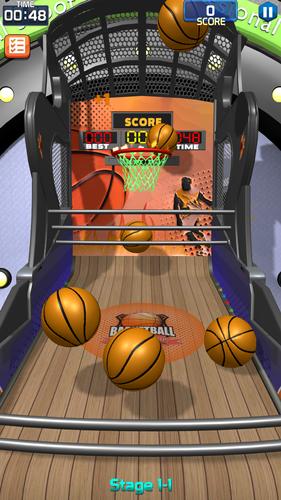 Flick Basketball Stages ဖန်သားပြင်ဓာတ်ပုံ 0