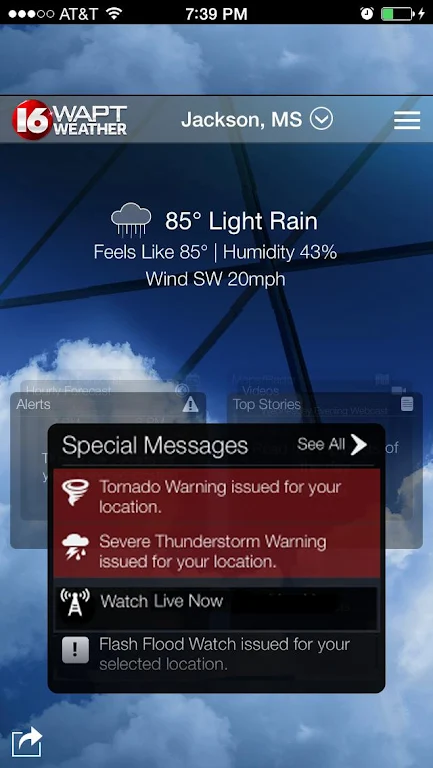 16 WAPT Weather ภาพหน้าจอ 0