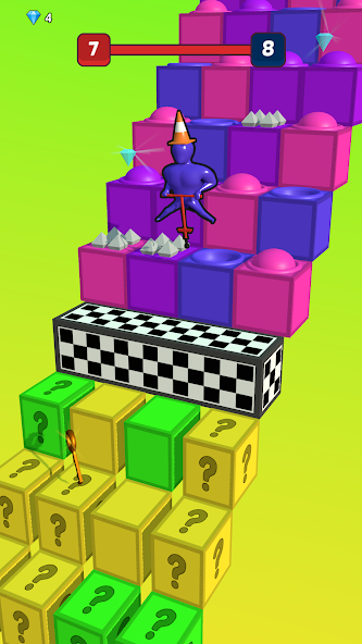 Pop It Run! 3D Mod Captura de tela 1