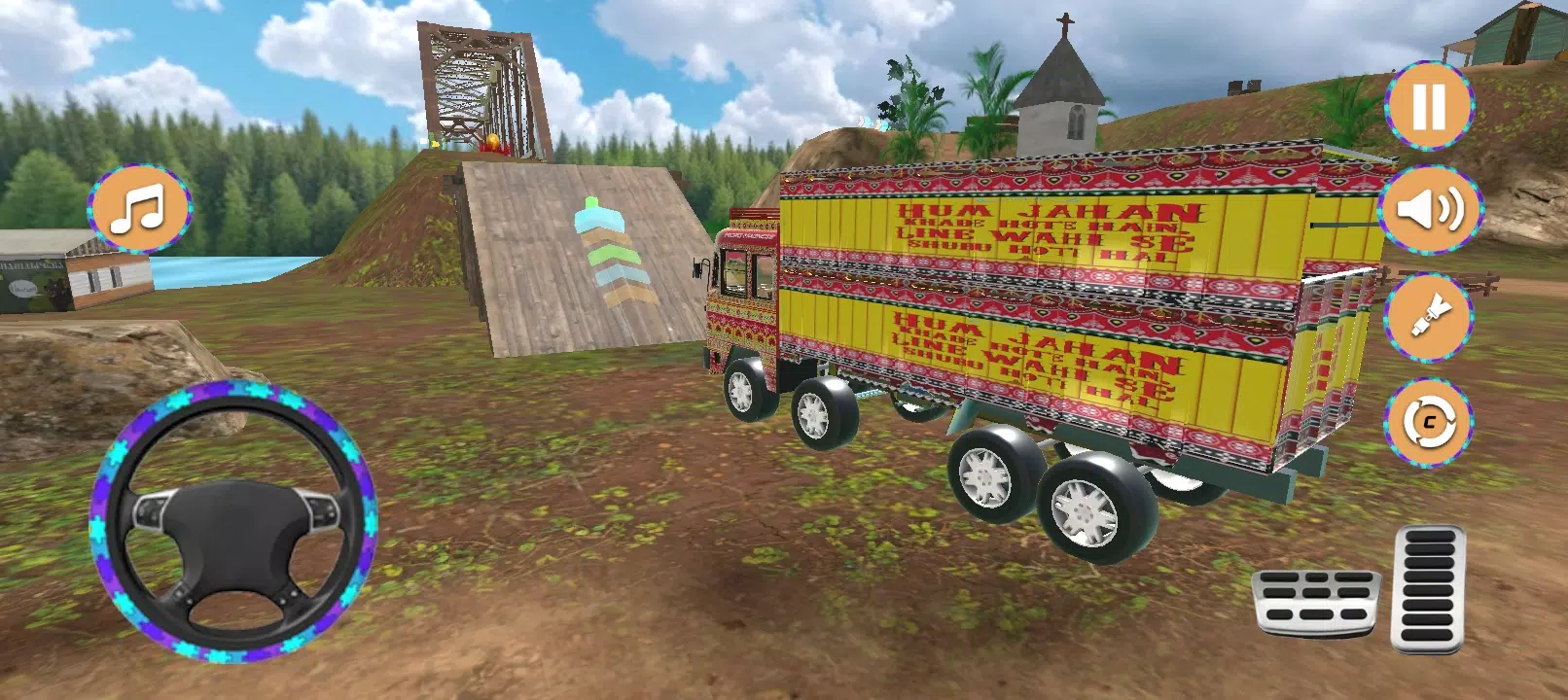 Hill Truck Simulator Games 3d Tangkapan skrin 3