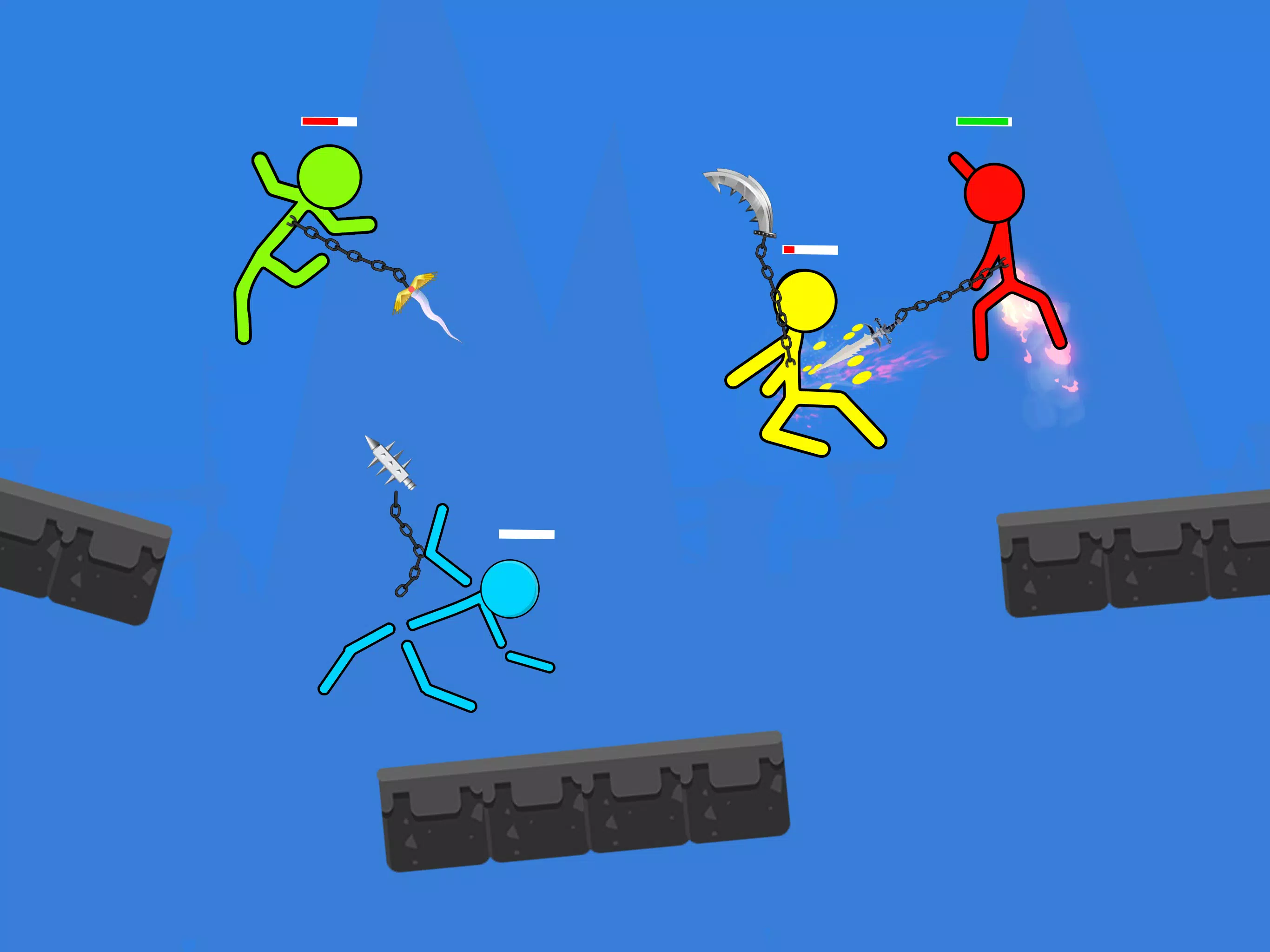 Stick Hero Stickman Smasher Tangkapan skrin 3