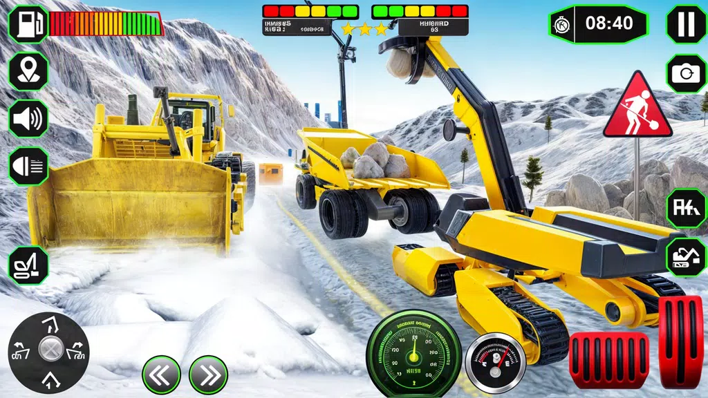 Real Heavy Snow Plow Truck Captura de pantalla 3