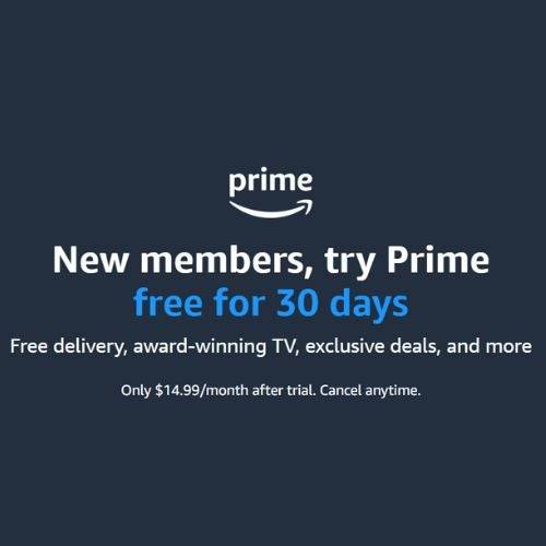 Amazon Prime無料トライアル