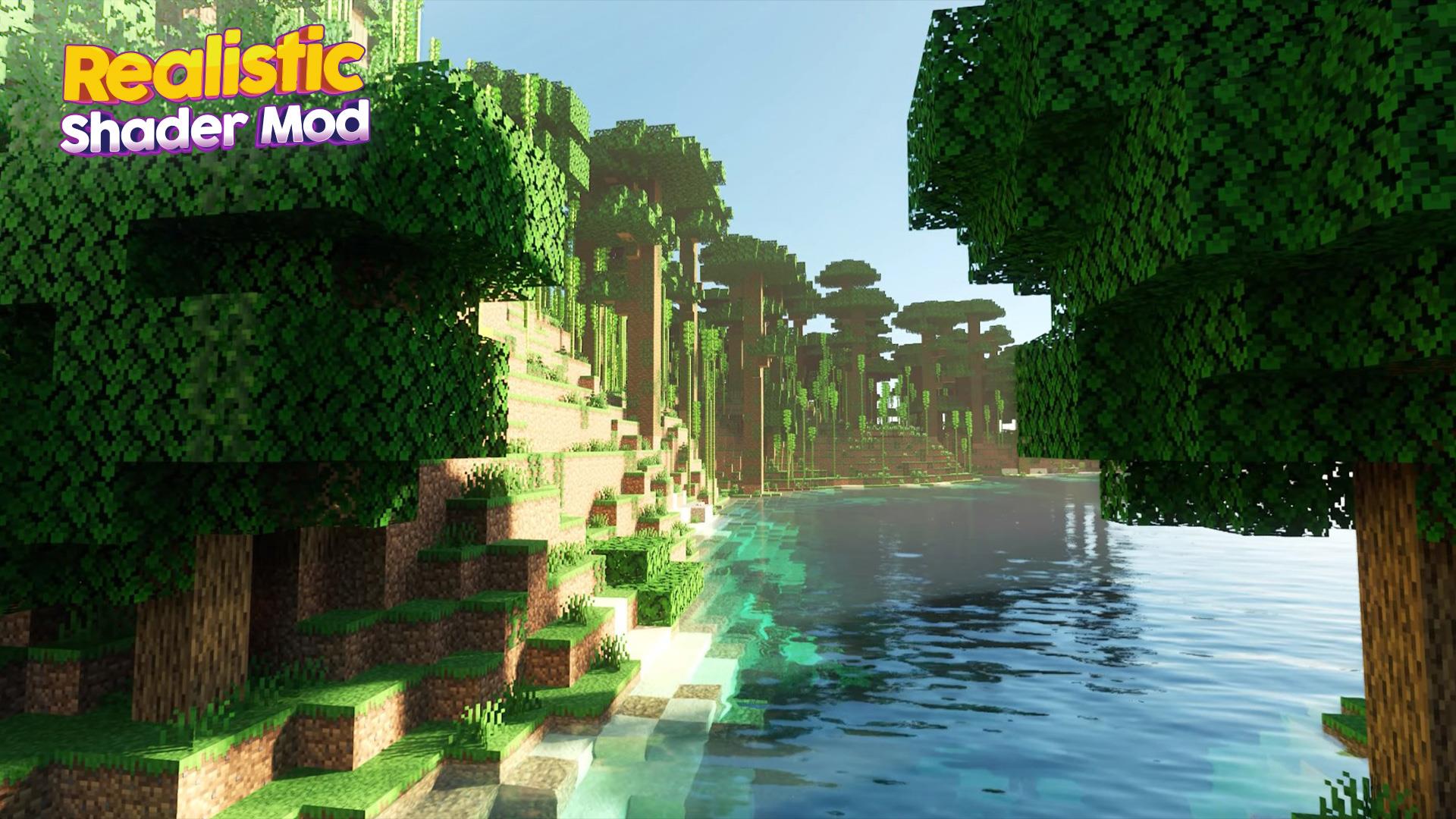 Realistic Shader Mod Minecraft Скриншот 1