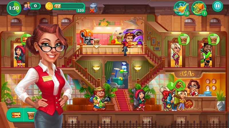 Grand Hotel Mania: 酒店游戏应用截图第2张
