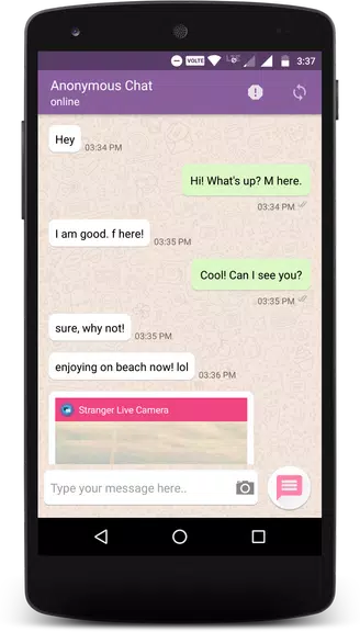 Anonymous Chat & Date for Stranger Tangkapan skrin 1