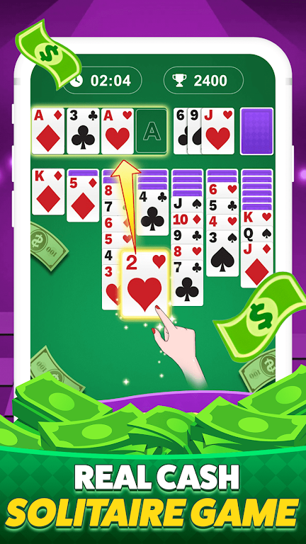 Solitaire Clash-Win Cash Скриншот 0