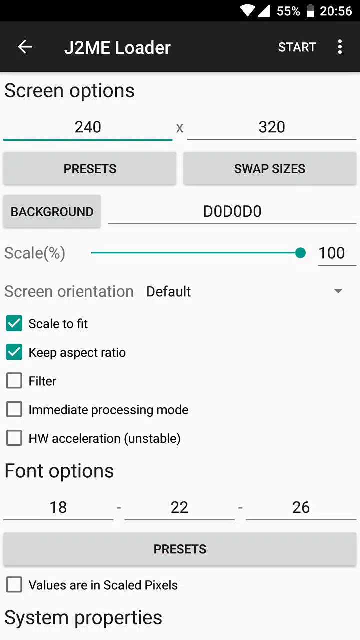 J2ME Loader Captura de pantalla 1