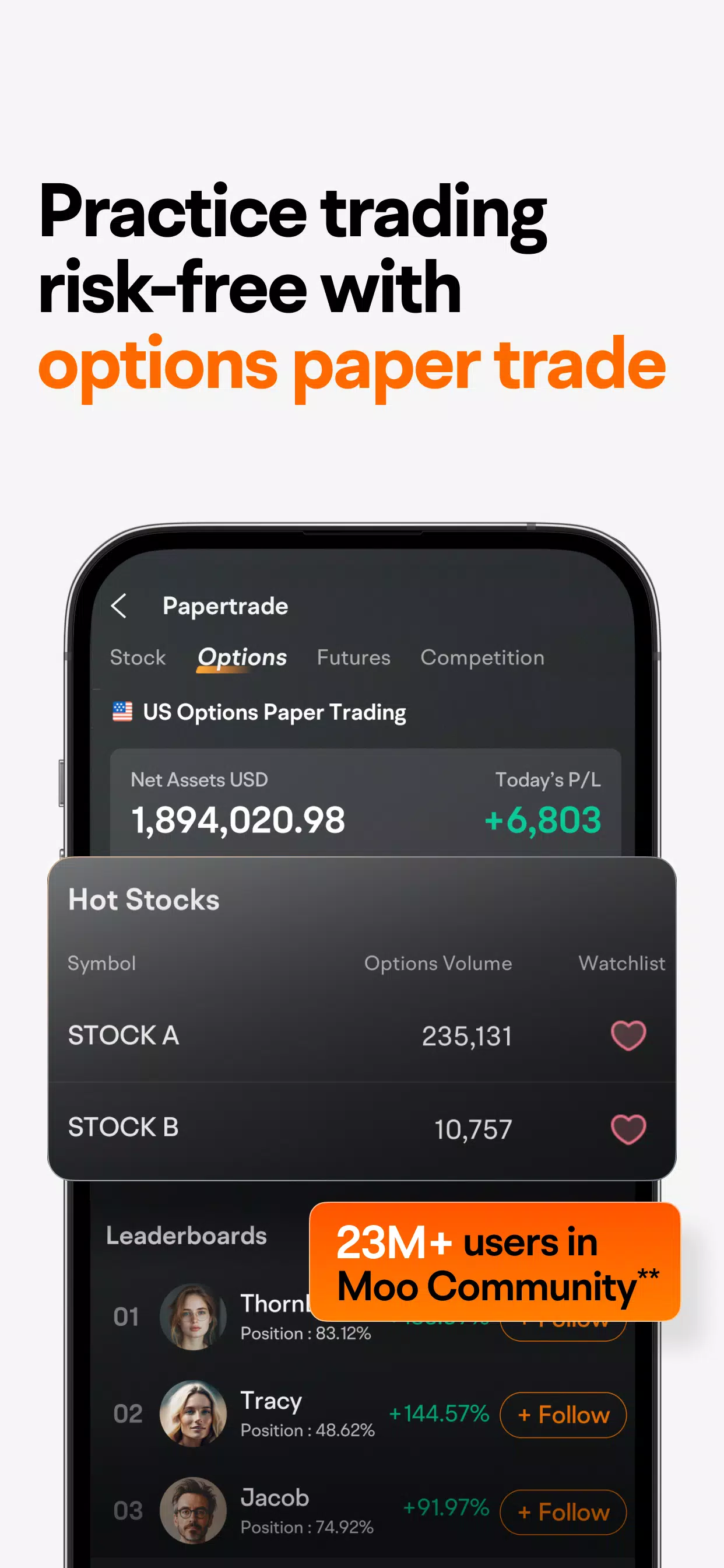 moomoo: options & stocks 스크린샷 2