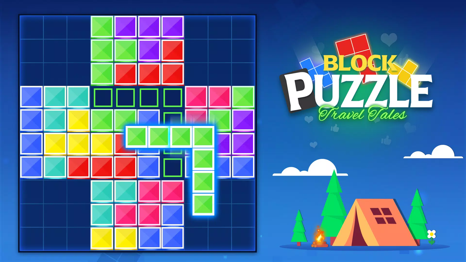 Block Puzzle: Travel Tales Ekran Görüntüsü 1