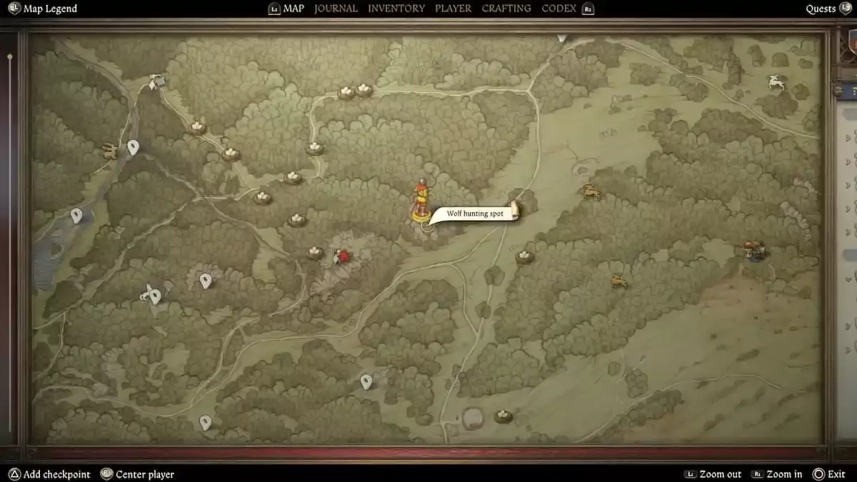 Map Leading to Second Armor Piece