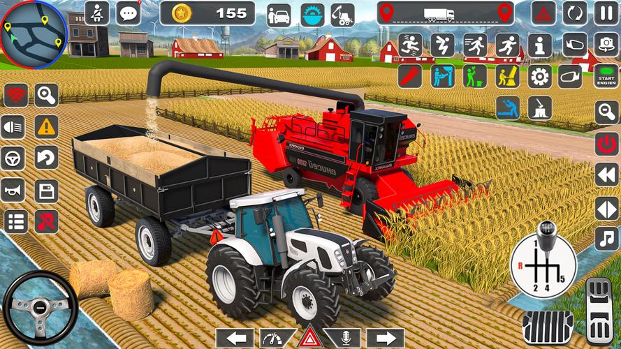 Tractor Driving Farming Games Screenshot 2