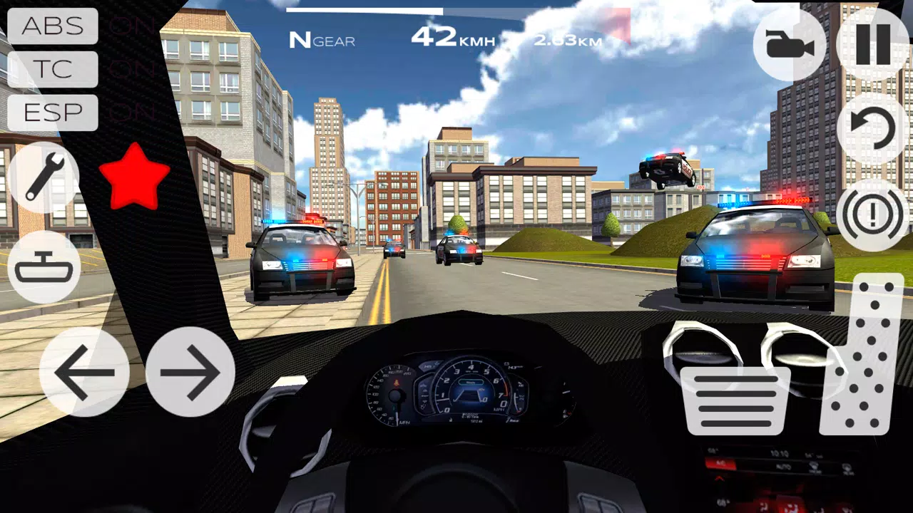 Extreme Car Driving Racing 3D スクリーンショット 1