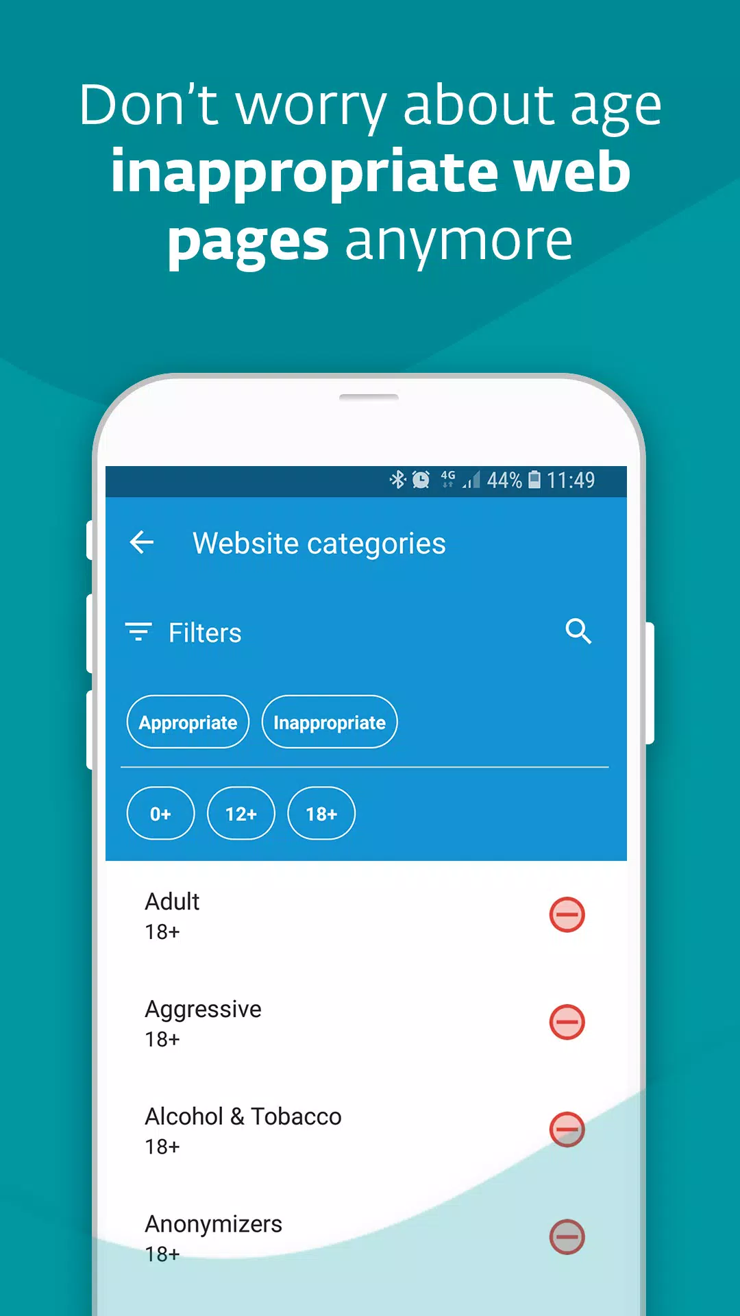 ESET Parental Control ဖန်သားပြင်ဓာတ်ပုံ 0
