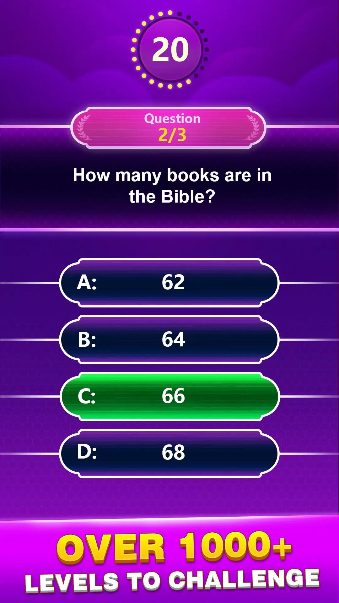 Bible Trivia স্ক্রিনশট 1