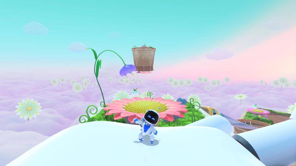 Balloon Breeze Secret Portal ที่ตั้งใน Astro Bot