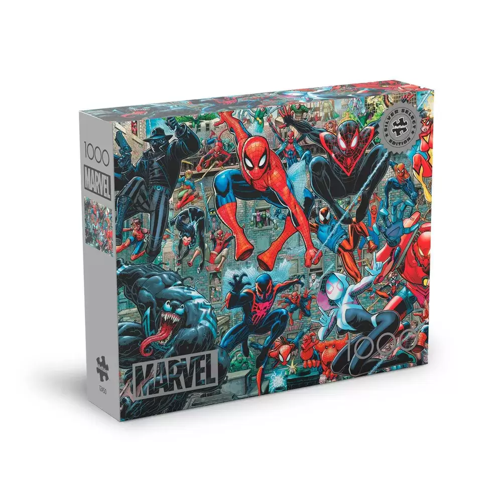 Silver Piliin ang Marvel Spider-Verse 1000pc puzzle