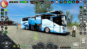 Coach Drive Simulator Bus Game 螢幕截圖 1