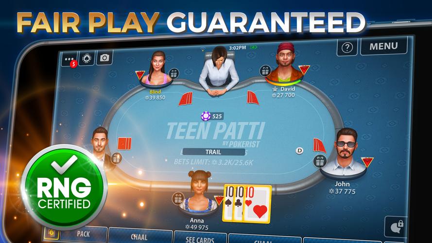 Teen Patti Capture d'écran 0