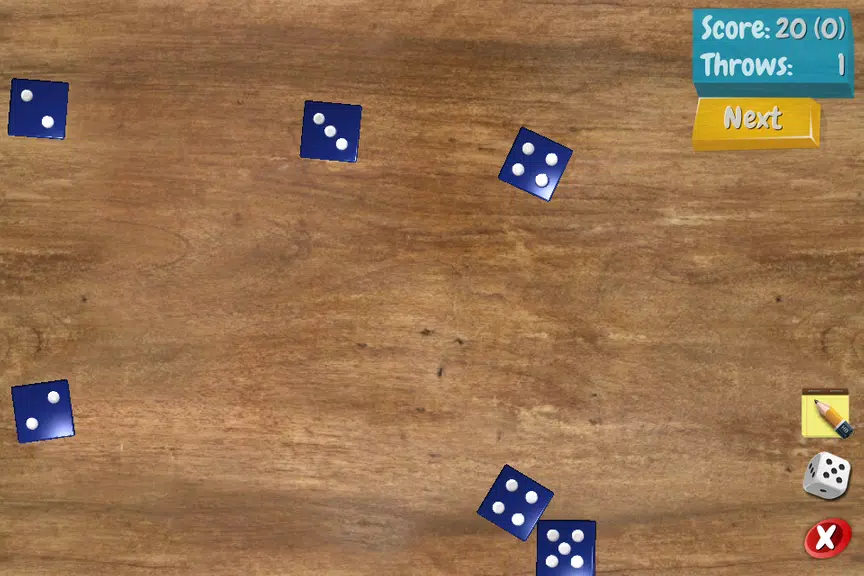 Pocket Dices 螢幕截圖 1