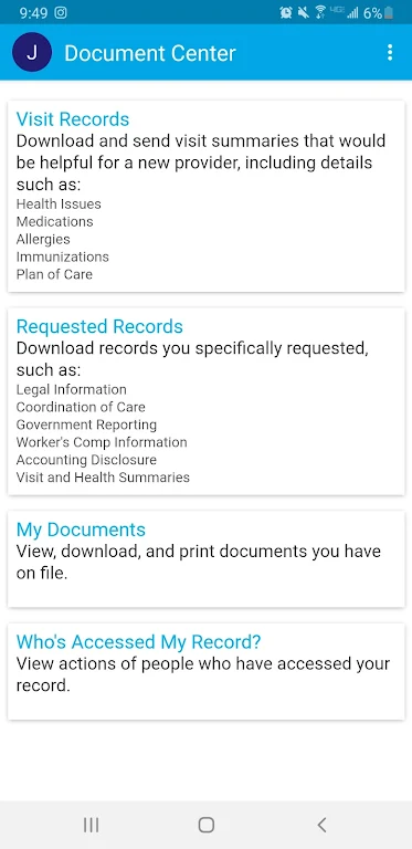 MyMountSinai 螢幕截圖 3