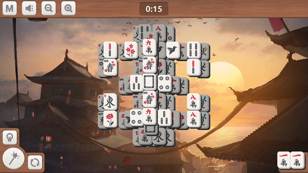 Mahjong Sakura - Oriental Mahjong Ekran Görüntüsü 3