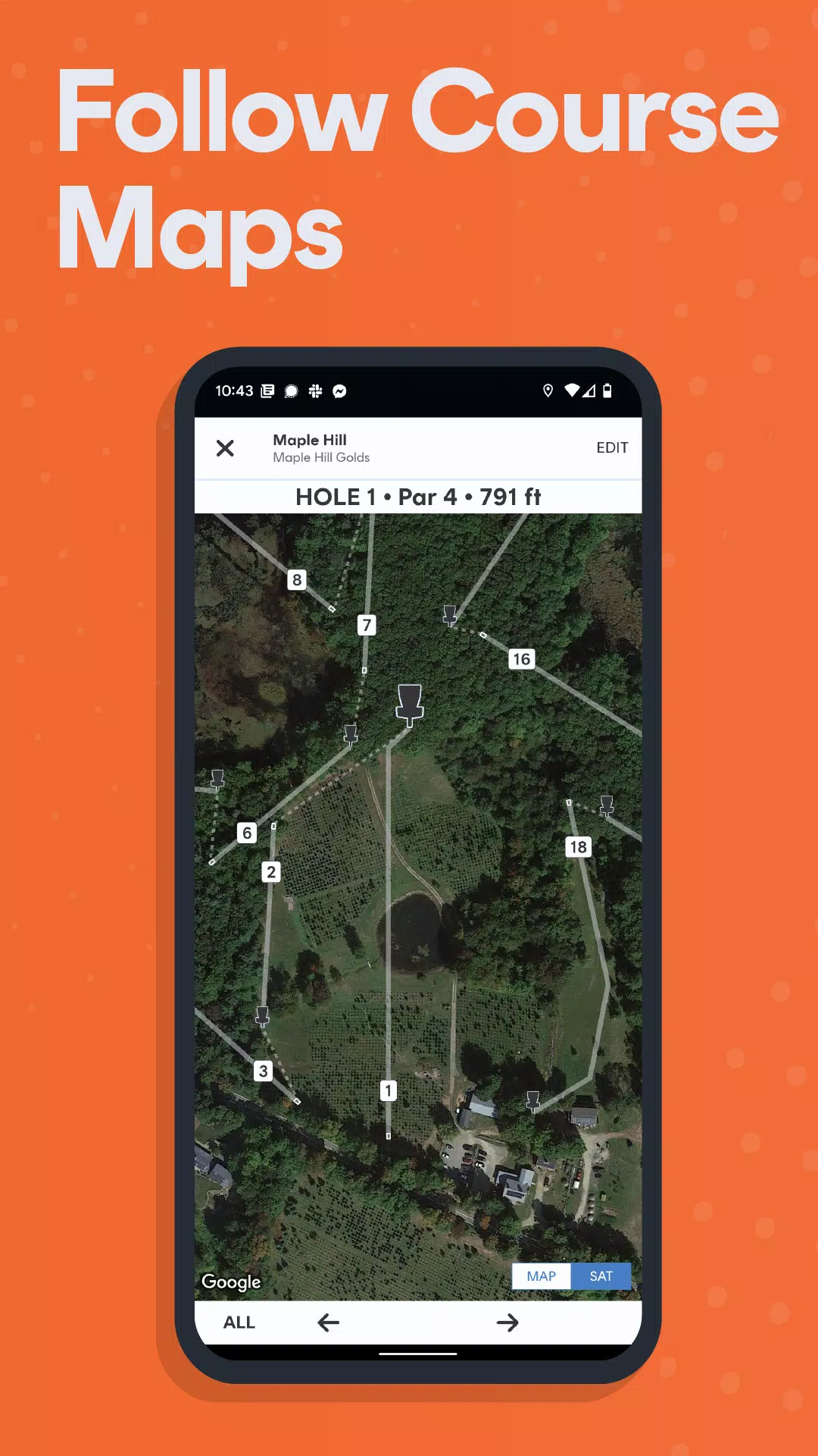 UDisc Disc Golf App Screenshot 1