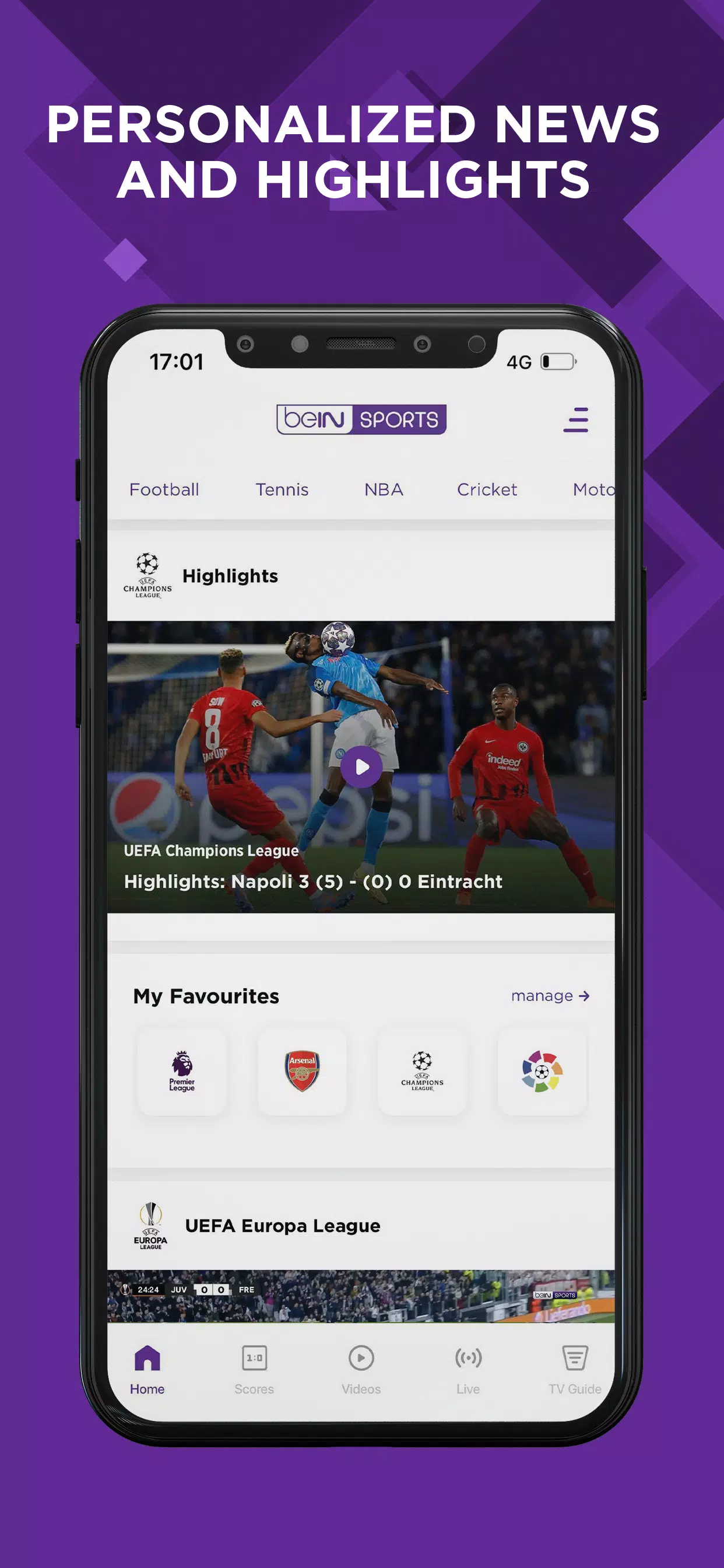 beIN SPORTS Ekran Görüntüsü 1