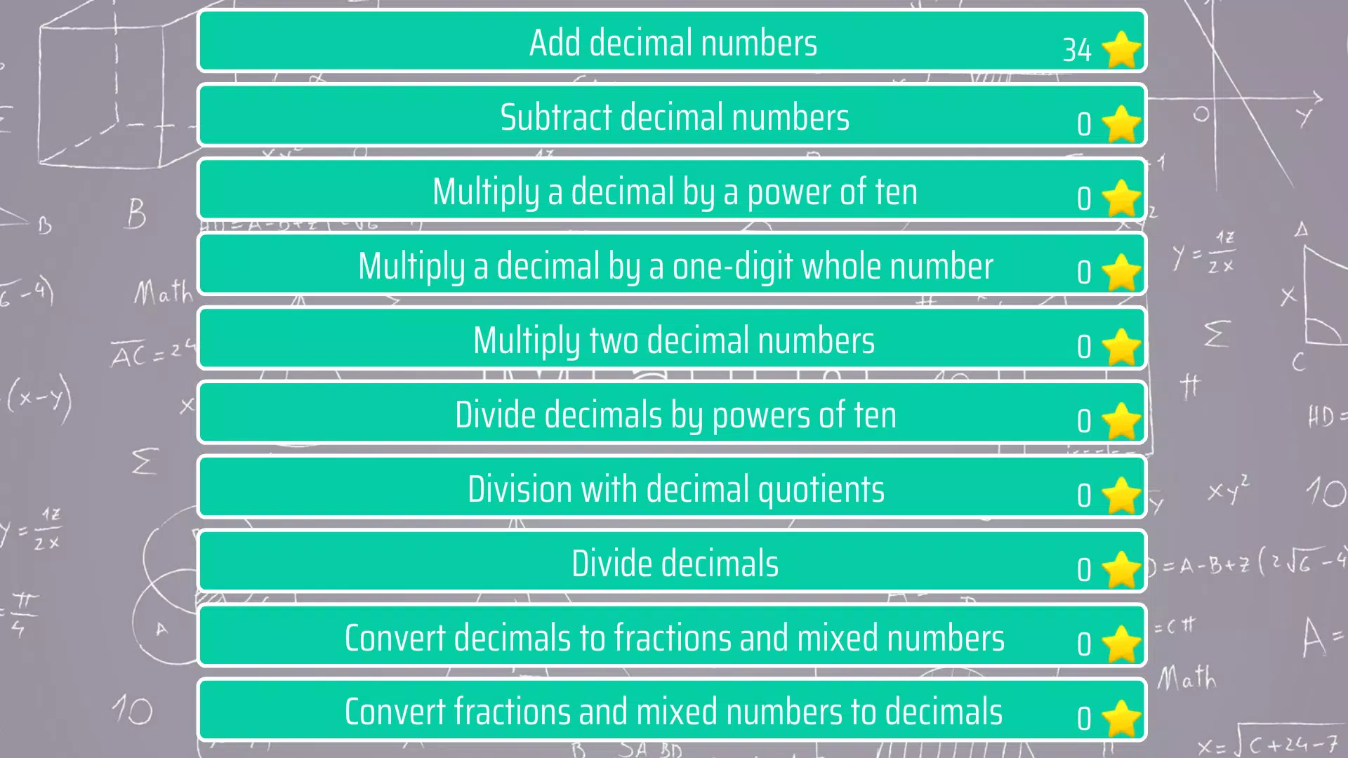 Schermata Decimals - 5th grade Math 0