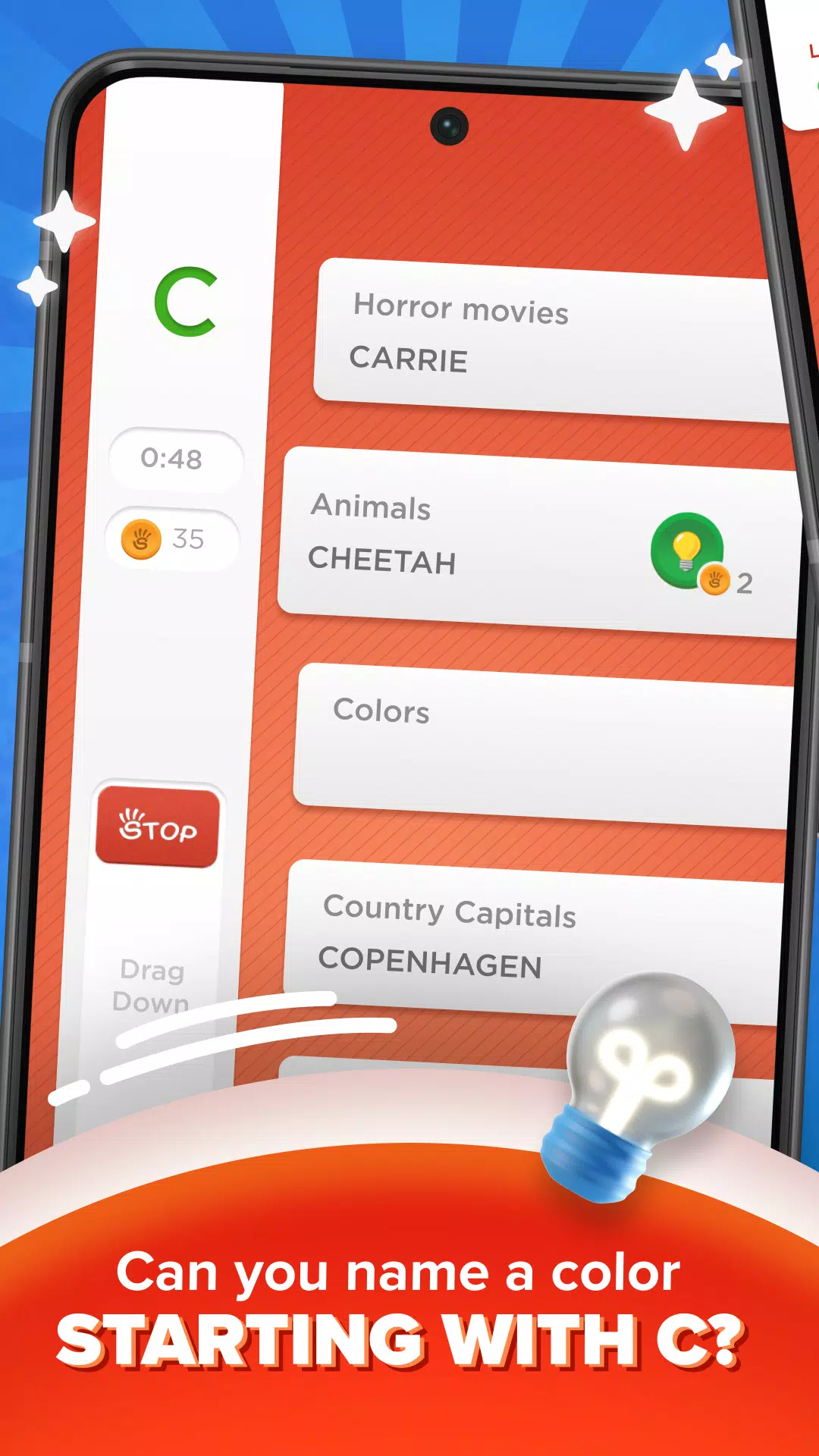 Stop - Categories Word Game Screenshot 2