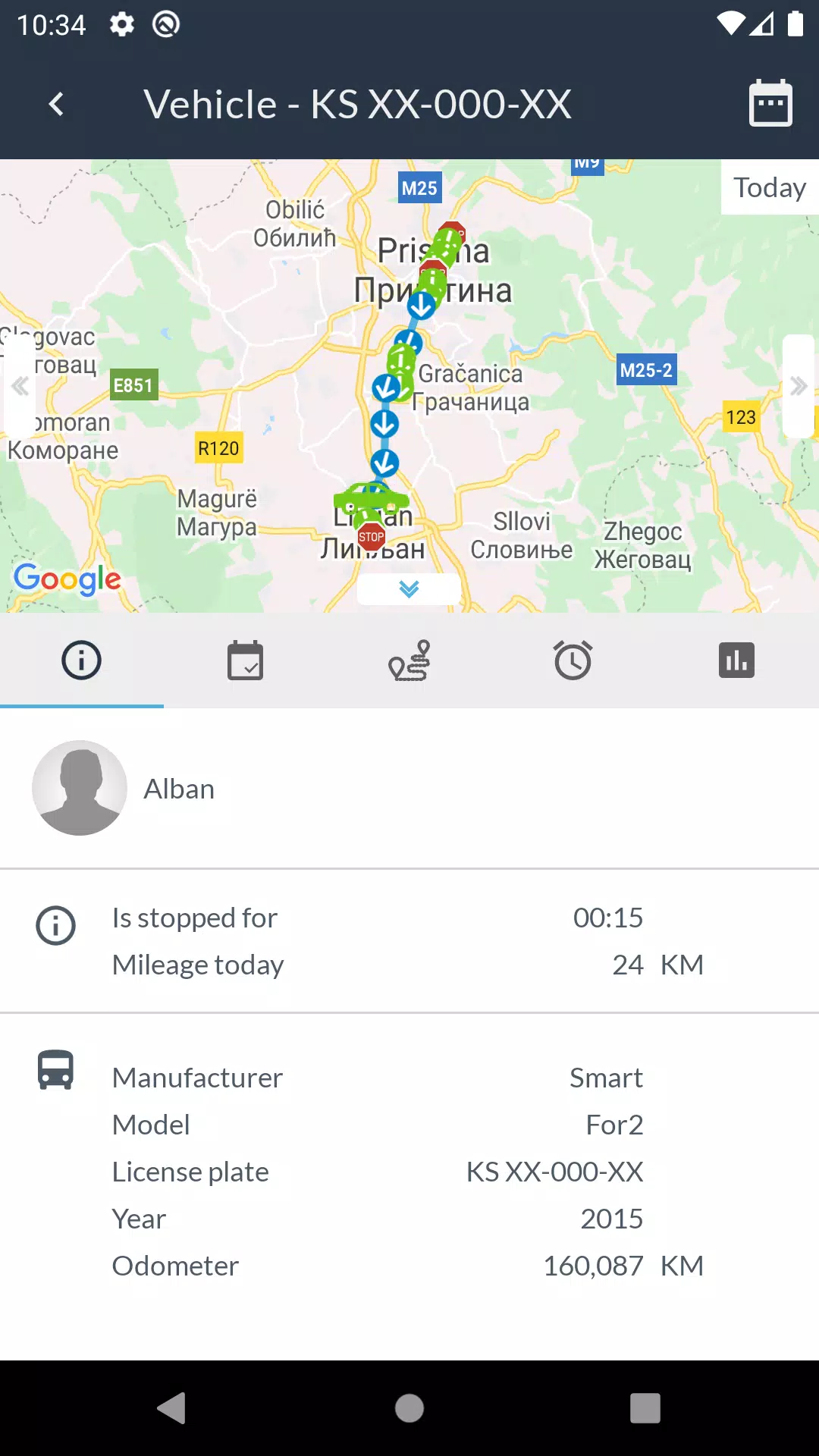 Frotcom Fleet Manager ภาพหน้าจอ 3