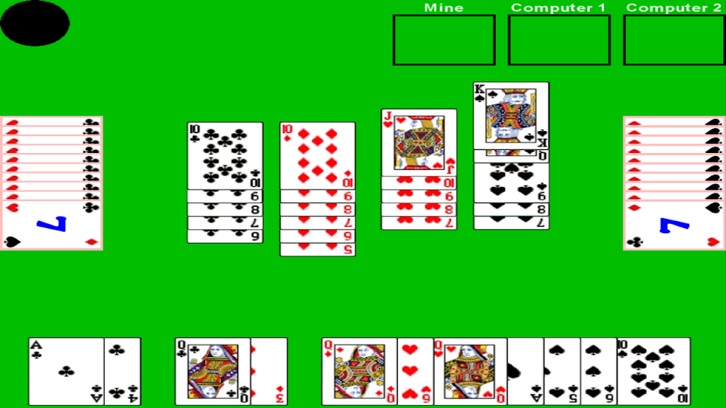 Seven Card Game - Simple and Fun Game Captura de tela 2