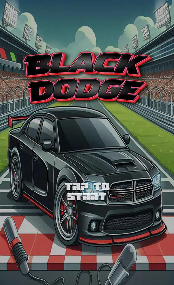 Black Dodge Car Game Capture d'écran 0