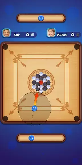 Carrom Strike - Disc Pool Game Captura de pantalla 0