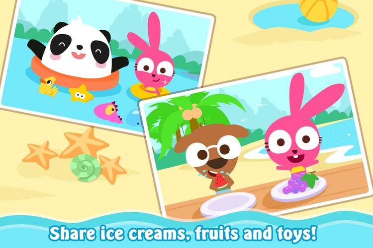 Purple Pink Summer Beach Captura de tela 2