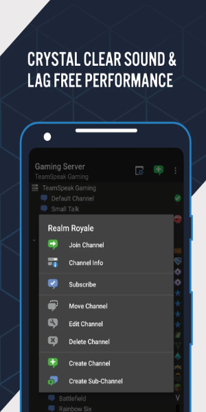 TeamSpeak 3 - Voice Chat Tangkapan skrin 1