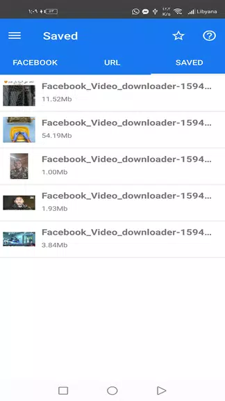 Facvid: Reels video downloader 螢幕截圖 1