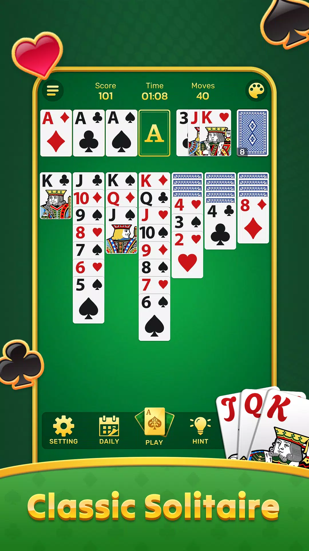 Classic Solitaire : Card Games Capture d'écran 0