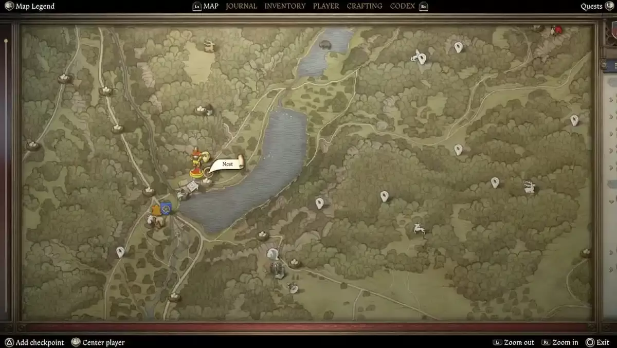 Map Leading to Third Armor Piece