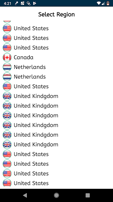 Delta VPN : Secure VPN Proxy : VPN UK, IRAN, USA Screenshot 1