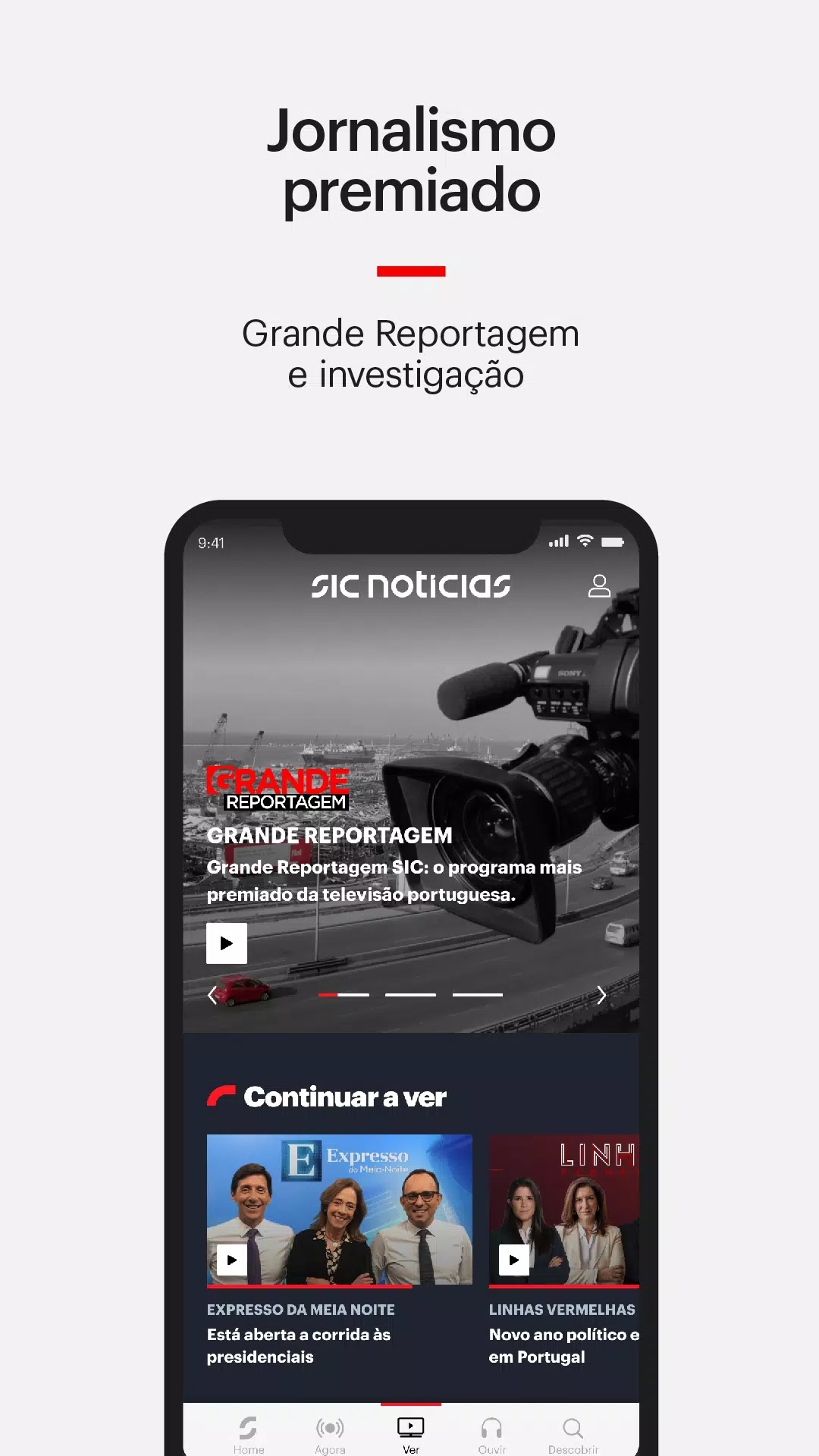 SIC Notícias ဖန်သားပြင်ဓာတ်ပုံ 3