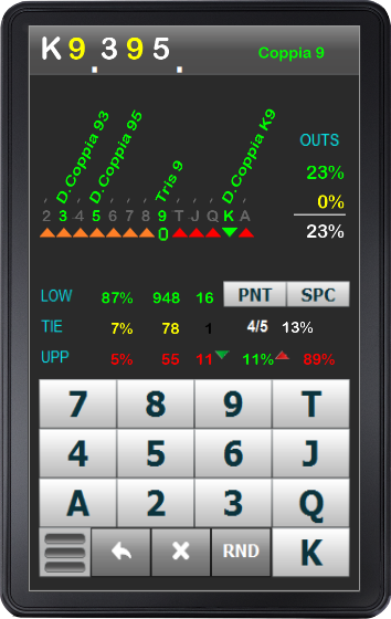 Rocker Poker Calculator II Free Screenshot 2