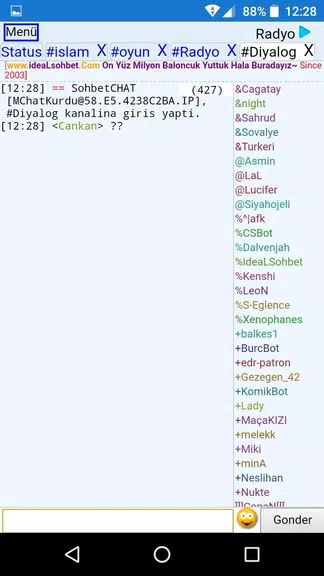 ChatKurdu Mobil Sohbet スクリーンショット 2
