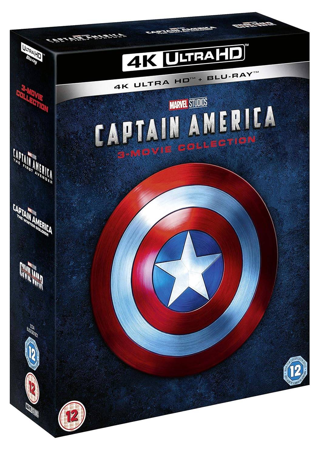 Capitán América Trilogía [4K UHD + Blu-ray]