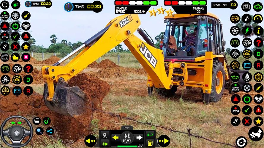 Real Snow Excavator - JCB ဖန်သားပြင်ဓာတ်ပုံ 1